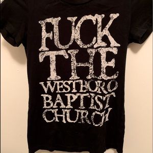 BLACKCRAFT cult “fuck the westboro baptist church” tee